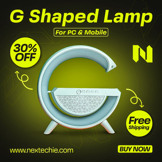 Multifunctional G Shaped Lamp - Bluetooth Speaker