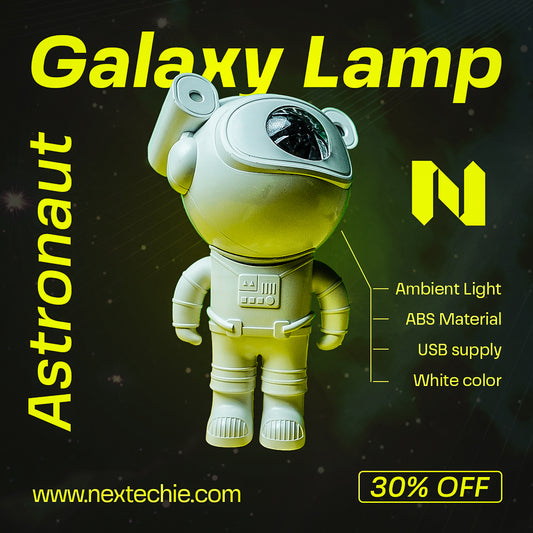 Astronaut Galaxy Projector Lamp & Bluetooth Speaker