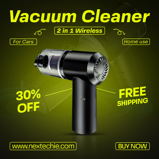 2 in 1 Wireless Vacuum Car & Home Cleaner